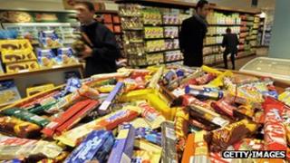 Nestle chocolates in Swiss supermarket
