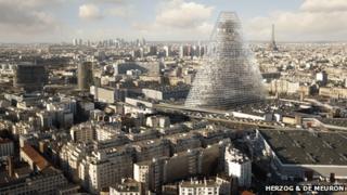 A proposed skyscraper design for Paris