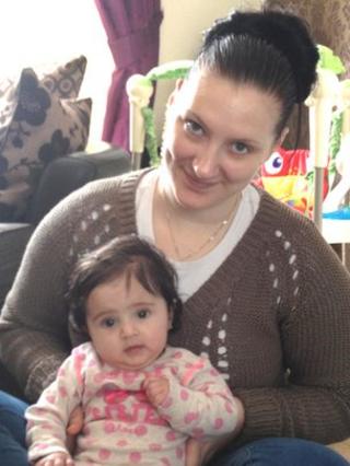 Sarah Sharma and second daughter Asha