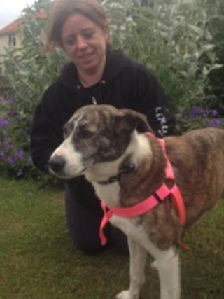 Vicky Fraser with Hope