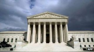 The US Supreme Court Building is seen in this 31 March 2012 file photo