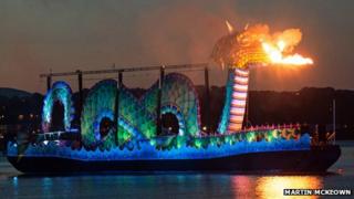 Nessie breathes fire