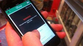 Picture of Vine on iPhone