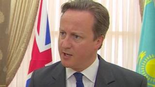 David Cameron in Kazakhstan