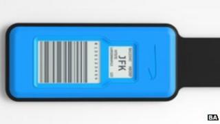 e-ink luggage tag