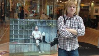 John Byford with one of his images