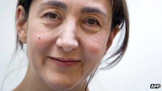 Ingrid Betancourt at a lunch gathering in Paris, file mage from 8 March 2010