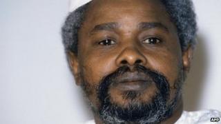Chad's then-President Hissene Habre, in 1987