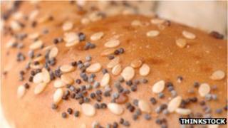 Poppy seed bagel