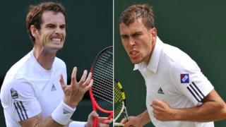 Andy Murray and Jerzy Janowicz