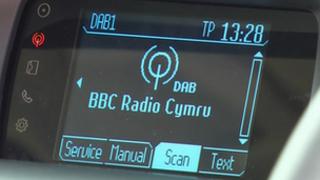 Digital radio in car