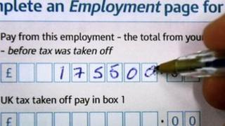 Self-assessment tax form