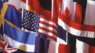 shots of many flags