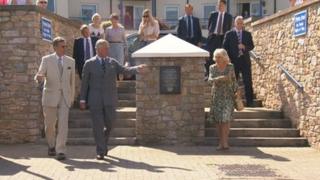 Duke and Duchess of Cornwall in Brixham