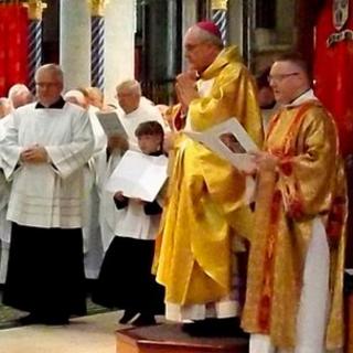 Bishop Hopes installed at the Catholic cathedral in Norwich