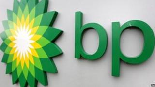 BP's green logo