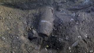 A Soviet-made World War II bomb discovered in Szekesfehervar