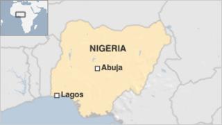 Nigeria locator map