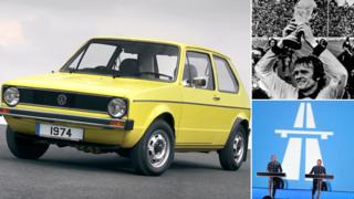 A 1974 Golf, German footballer lifts the World Cup and Kraftwerk recreate 1974's Autobahn
