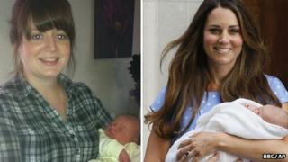 Katie McCrory and the Duchess of Cambridge