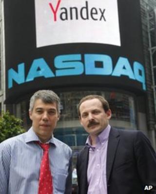 Ilya Segalovich with Arkady Volozh