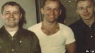 This undated photo filed in federal court documents in Boston by defence attorneys for James "Whitey" Bulger 31 July 2013