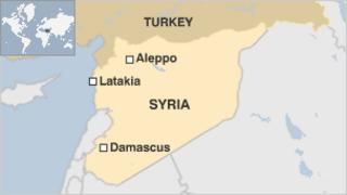 Map of Syria