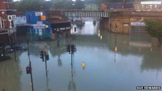 Herne Hill burst water main