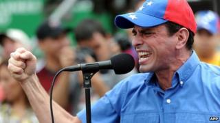 Venezuelan opposition leader Henrique Capriles (file image)