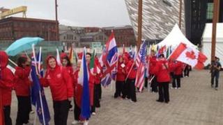 The closing ceremony has been taking place in Belfast