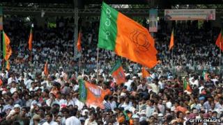 The BJP's rally in southern Hyderabad city drew huge crowds