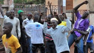 IBK supporters in Bamako on 11 August 2013