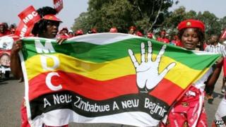 MDC supporters
