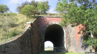 Disused railway bridge