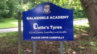 School sign