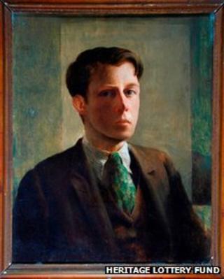 Rex Whistler self-portrait
