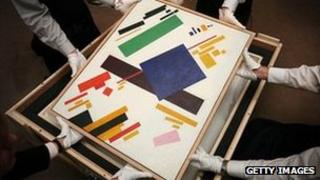 Suprematist Composition by Malevich - file pic