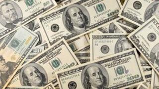Pile of dollar notes