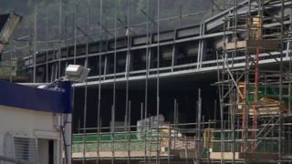 Fire damage to police centre