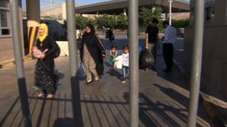 Syrian refugees at the Turkish-Syrian border, 30 August, 2013.