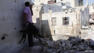 Fighting in Aleppo, Syria