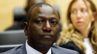 William Ruto at The Hague (1 September 2011)