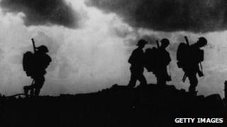 Soldiers in World War I
