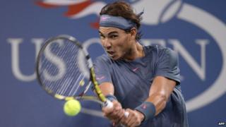 Rafal Nadal in US Open Quarter Final