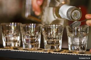 Vodka shots