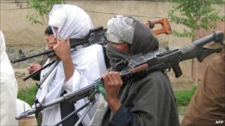 Taliban fighters in Afghanistan