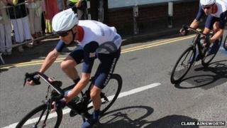 Team GB riders in Ripley