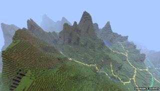 ОС Minecraft карта Сноудонии