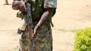 A Nigerian soldier - June 2013