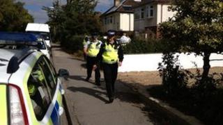 The scene at Wareham Road